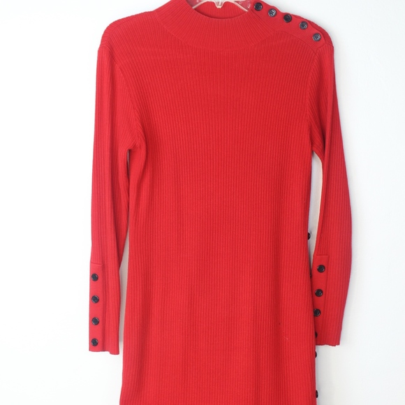 Blushe Impressions Red Sweater Dress (S) - Picture 1 of 6